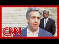 Hear what Michael Cohen said outside courthouse in Trump fraud trial