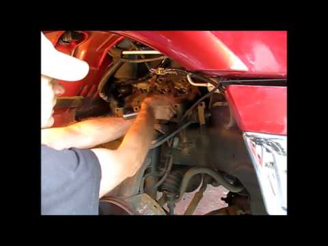 Removing the Starter from a 2000 5.4L Ford F150 - YouTube 95 c1500 wiring diagram 