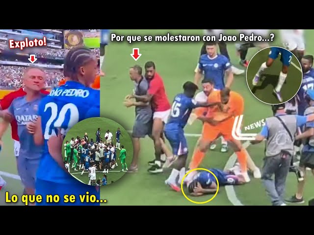 ASI FUE la BRONCA de LUIS ENRIQUE con JOAO PEDRO y los jugadores del CHELSEA HOY