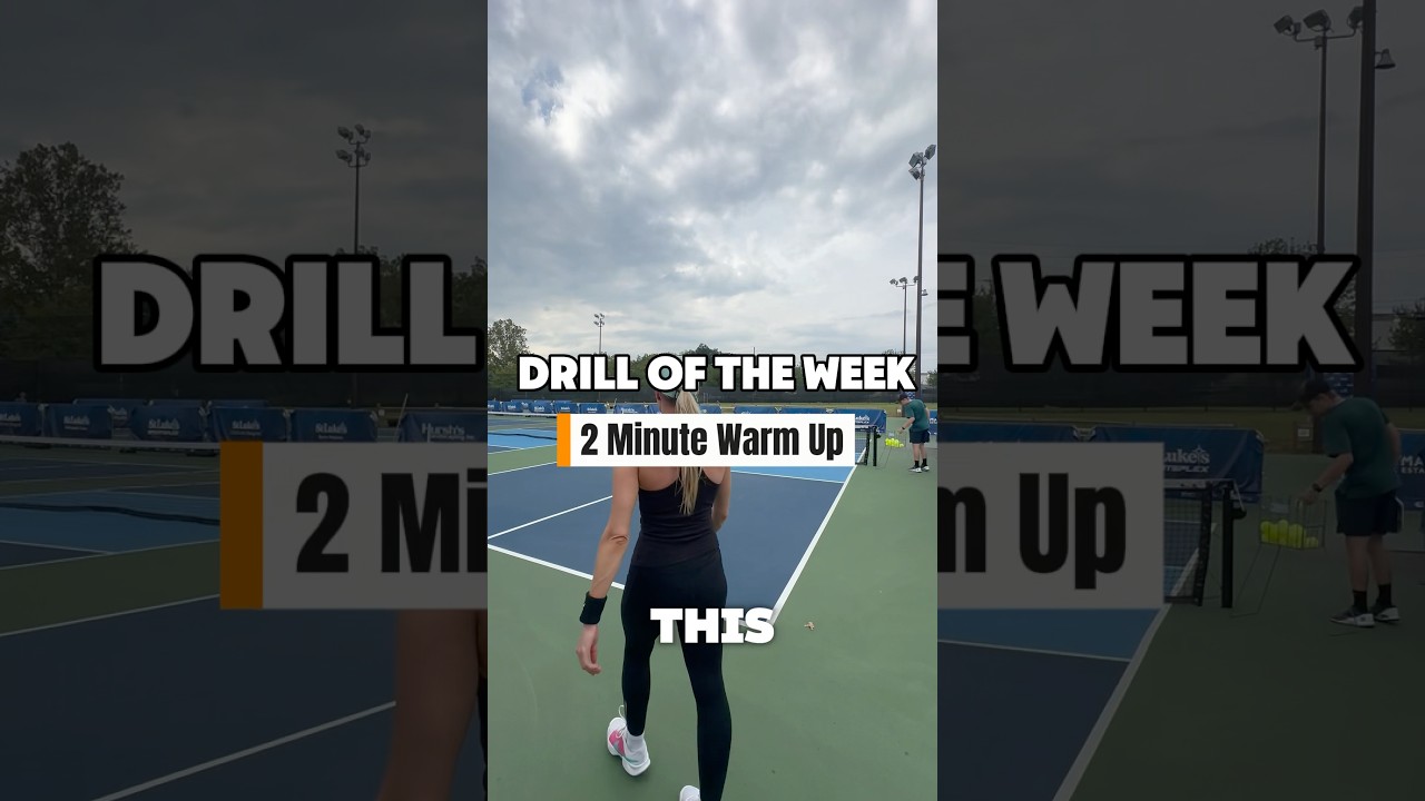 Drill of the Week: 2 Minute Warm Up ⏱️ #shorts #drill #warmup #pickleball