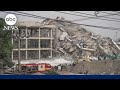 Urgent search and rescue after earthquake in Southeast Asia
