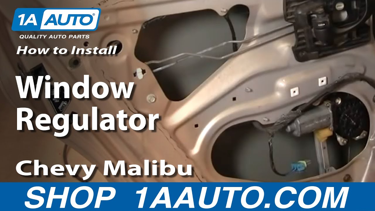 How To Install Replace Rear Window Regulator Chevy Malibu ... 2005 saturn ion power window wiring diagram 