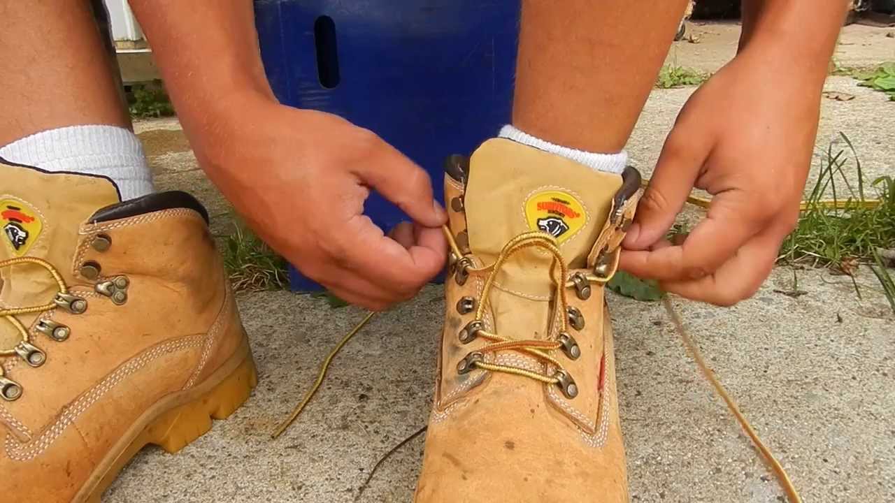 lacing timbs