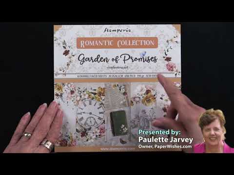 Garden of Promises flowers texture Rice Paper