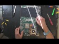 SONY VGN NW NW350 take apart video, disassemble, how to open disassembly