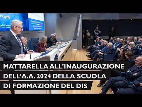 Inaugurazione Anno Accademico 2024 (video Quirinale)
