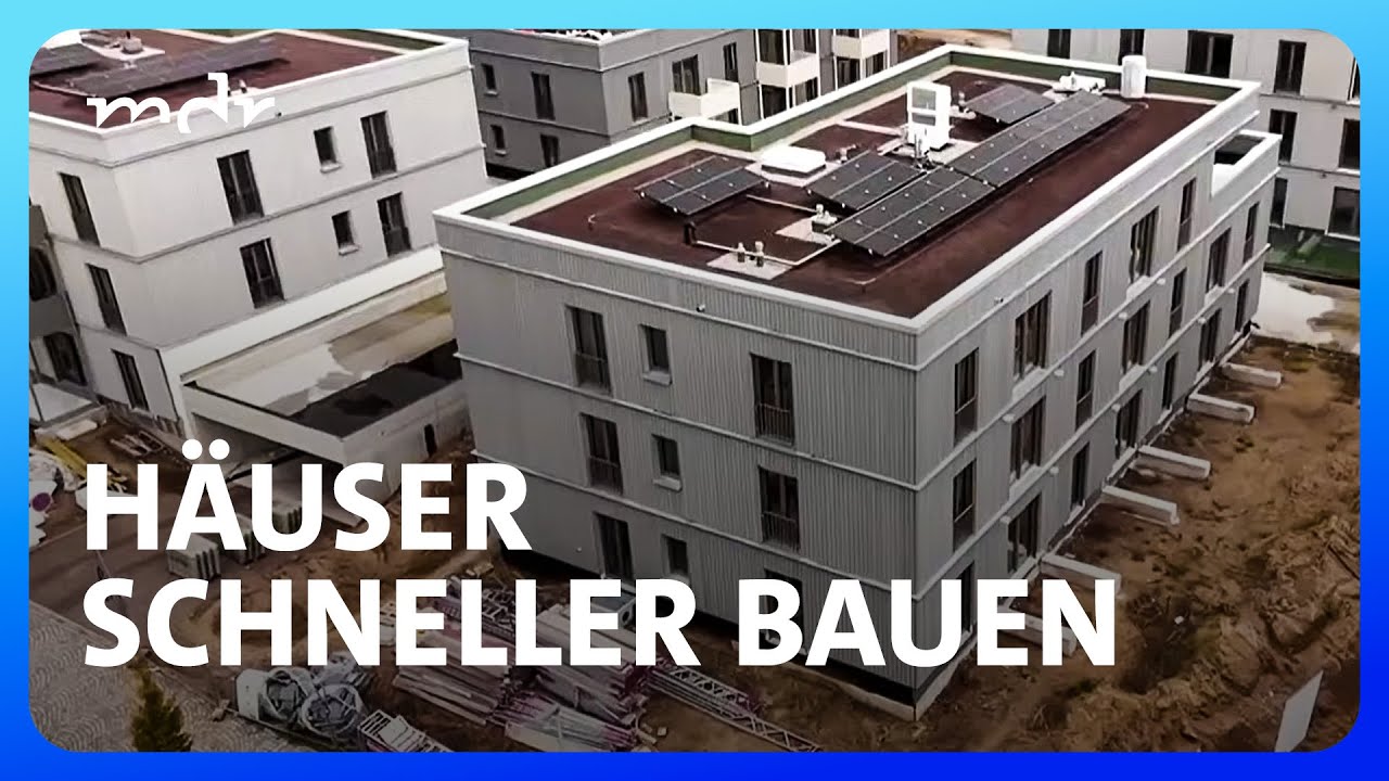 Serielles Bauen mit Fertigteilen: Wohnraum schneller und günstiger schaffen | Umschau | MDR