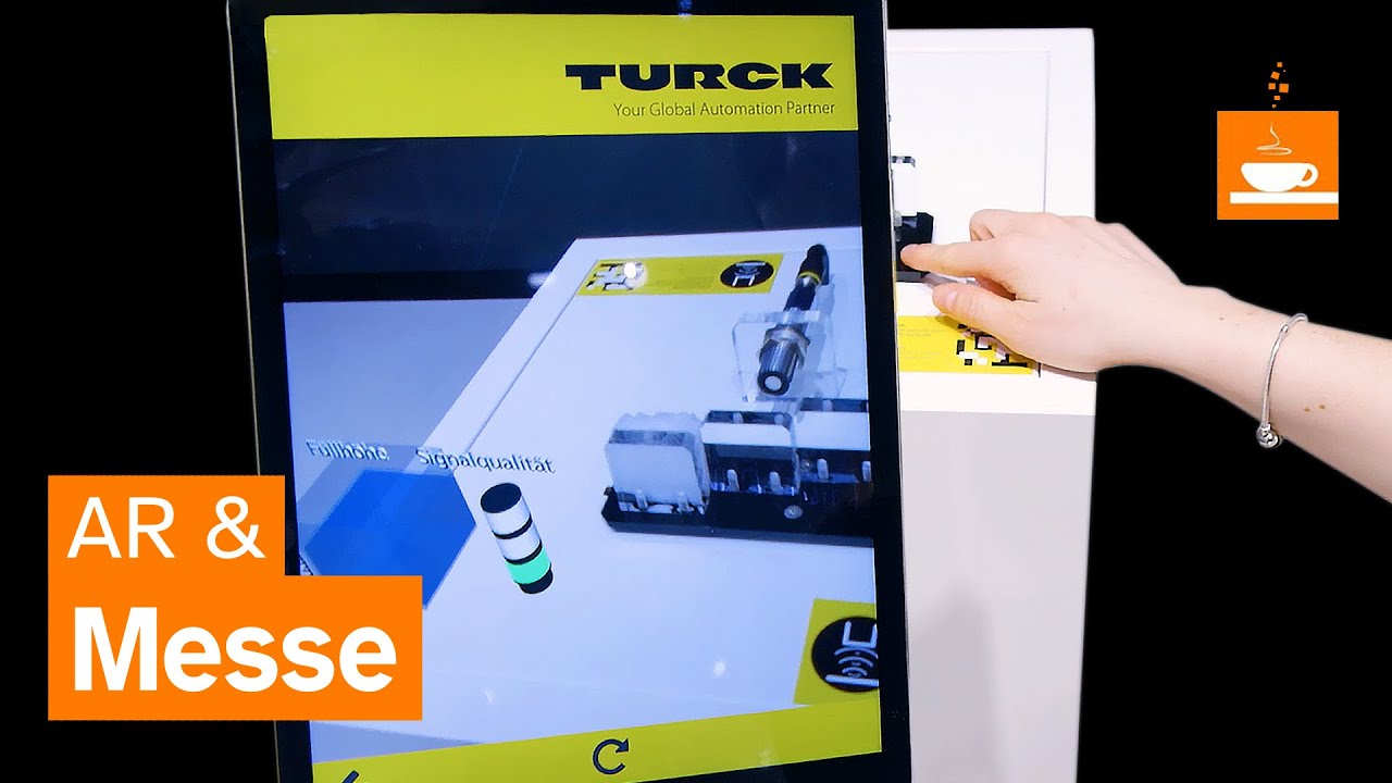 Augmented Reality auf der Messe für @turcktv