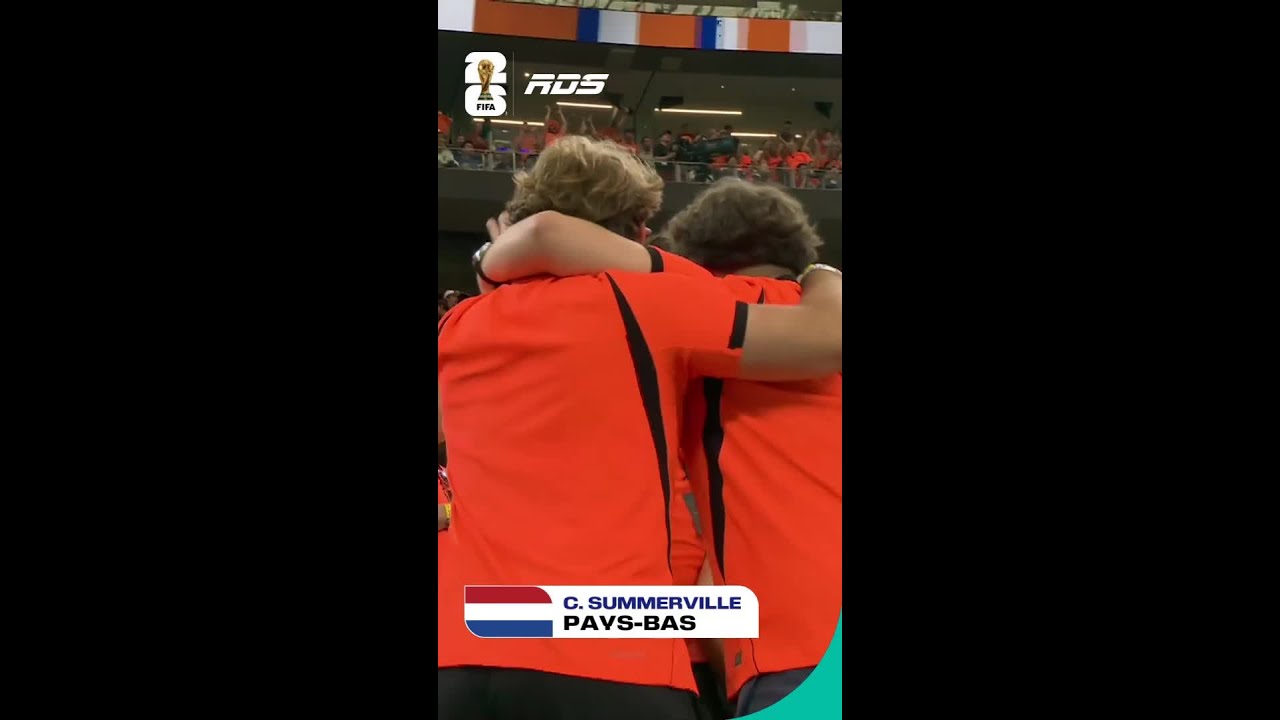 Summerville trouve le petit filet et le Pays-Bas reprend les devants! 🇳🇱