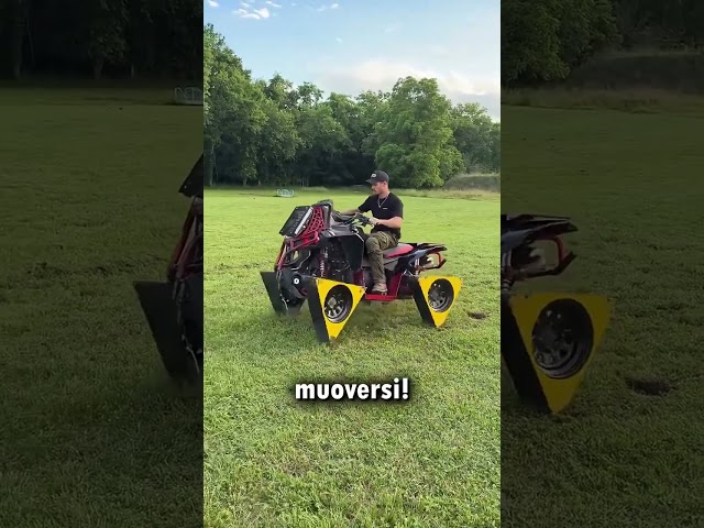 L'auto ha pneumatici triangolari!