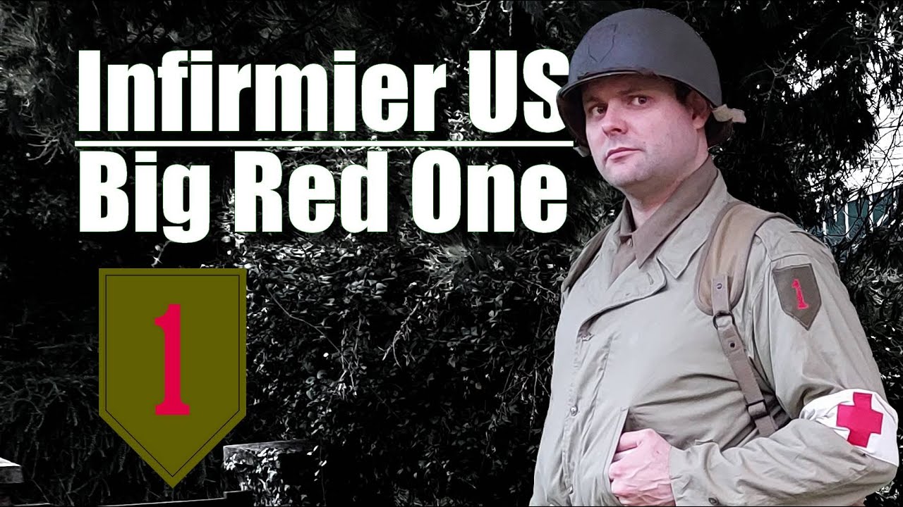 🧥 Uniforme infirmier - Big Red One - 1st Infantry Division - Présentation d'uniforme