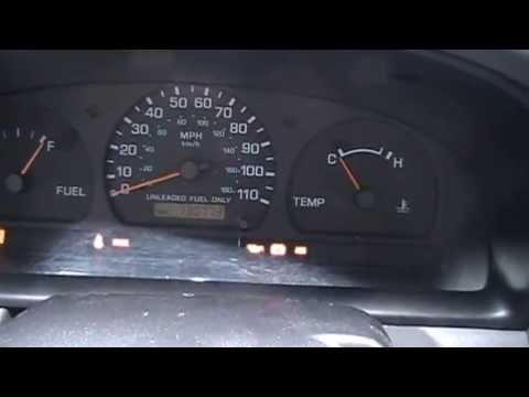 1998 Nissan frontier speedometer cluster #2