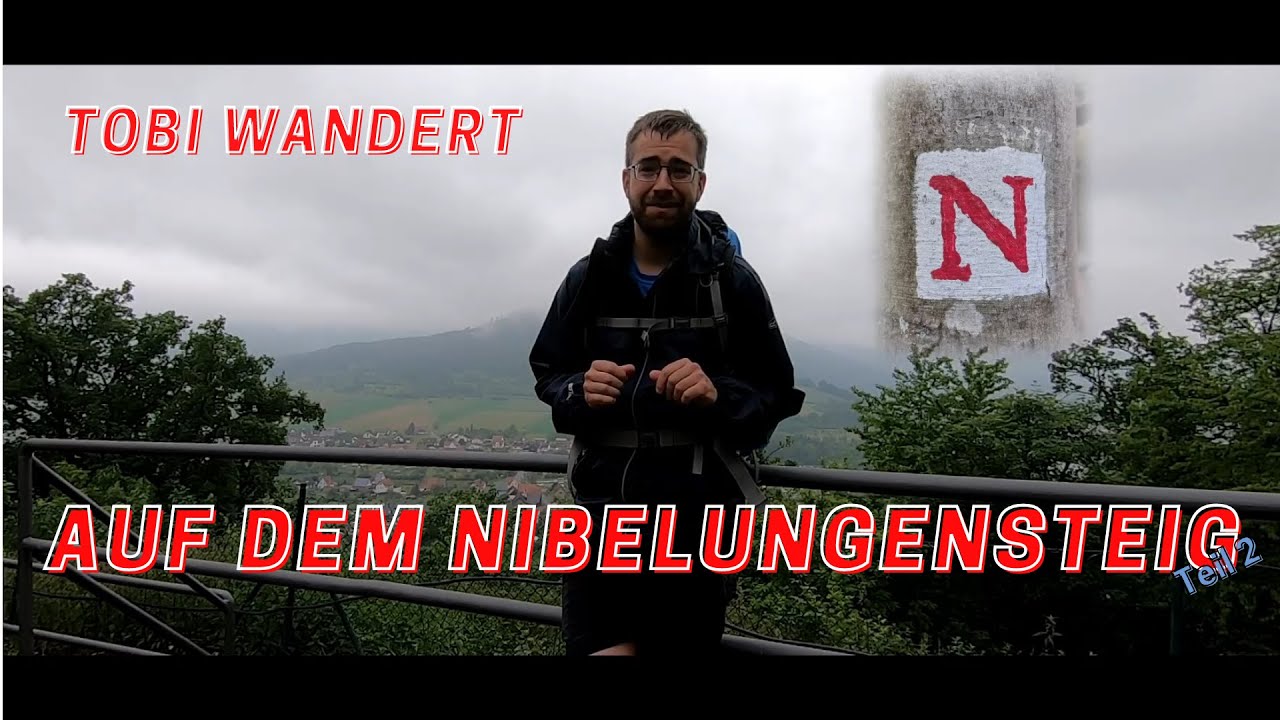 Vorschaubild für das Youtube-Video: Tobi wandert auf dem Nibelungensteig (Teil 2) - Grasellenbach bis Freundenberg (inkl. Variante Erbach) (07.08.2021)