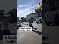 A Russian done hits a building in Ukraine - 00:16 min - News - Video