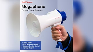 Pratinjau video produk Taffware Pengeras Suara Megaphone dengan Fungsi Rekaman - 518