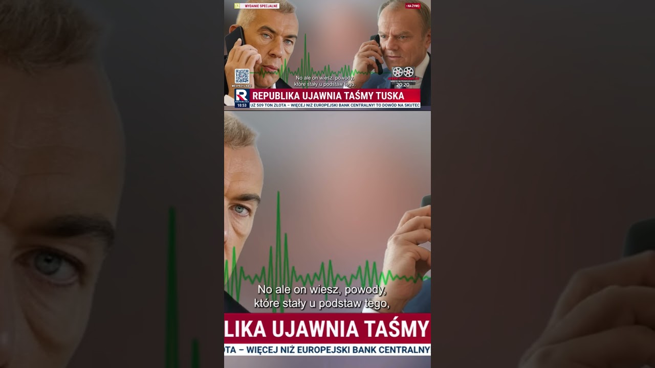 Co Tusk mówił poza kamerami? Republika pokazuje taśmy