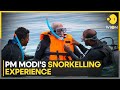 PM Modi goes snorkelling in Lakshwadeep