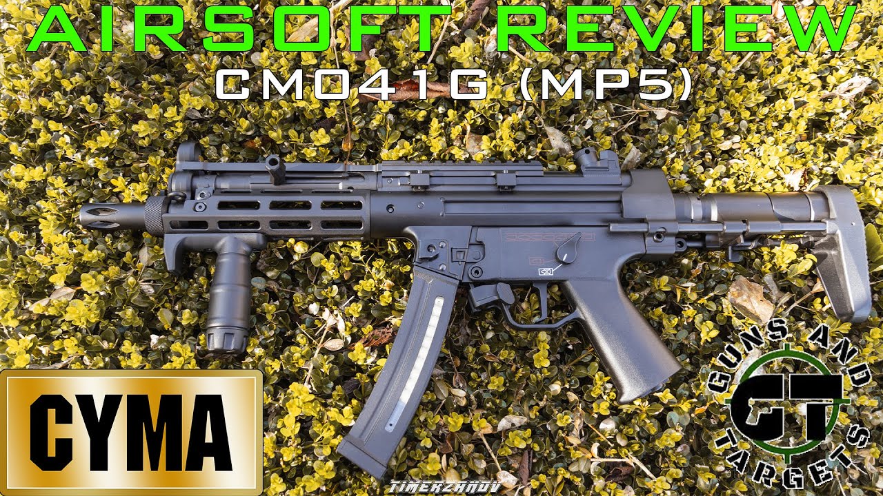 Airsoft Review #103 CM041G (MP5) CYMA AEG (GUNS AND TARGETS)