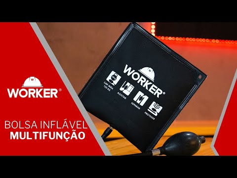 Bolsa inflável Multifunção Preta 2-50mm Worker - Vídeo explicativo