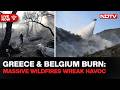 Europe Wildfire LIVE | Deadly Greece Wildfire | Massive Belgium Blaze | Twin Fire Emergencies