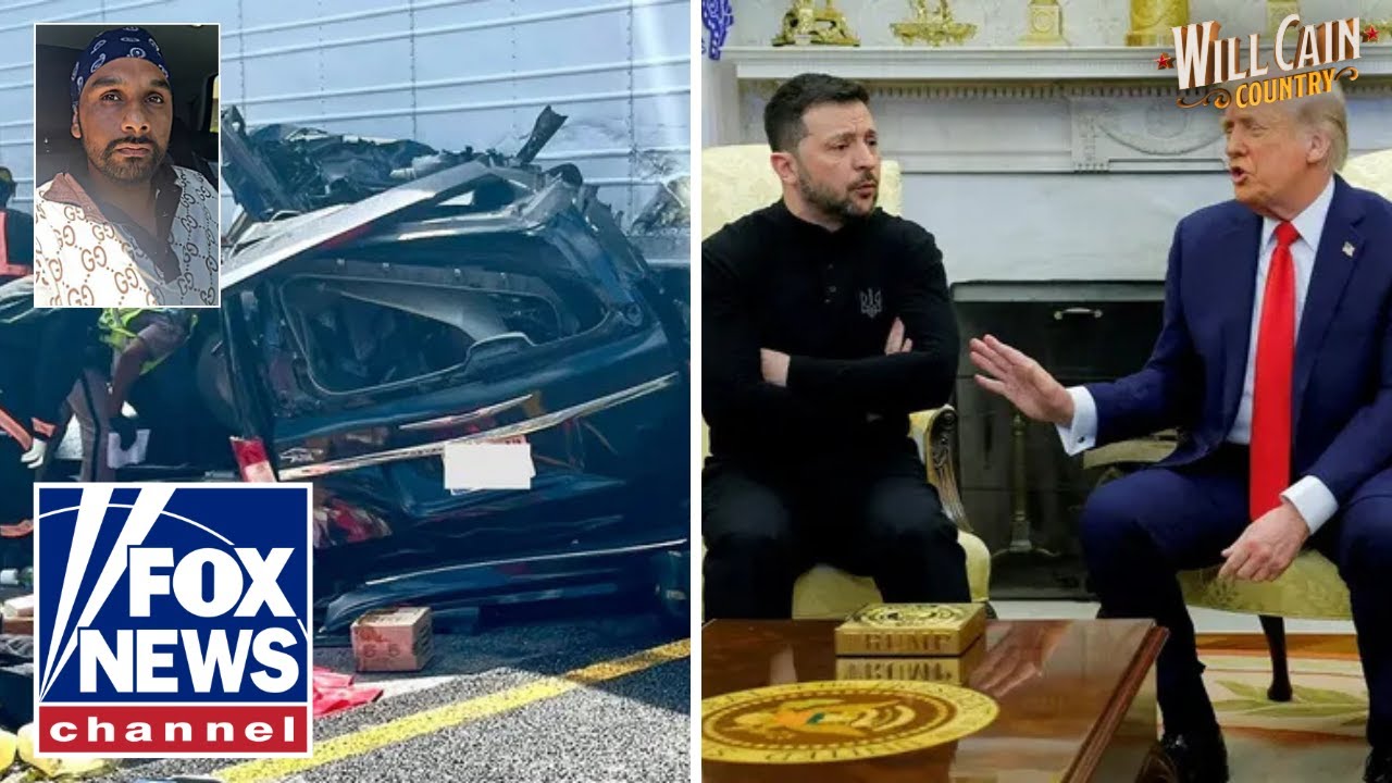 Live: Illegal immigrant driver kills 3! PLUS, Trump-Zelenskyy showdown today | Will Cain Country