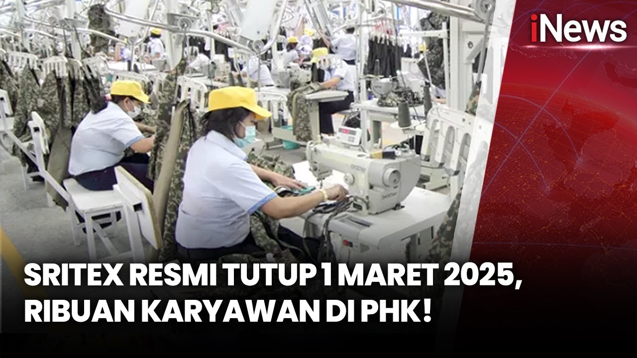 Ribuan Karyawan Sritex di PHK, Tutup Permanen Mulai 1 Maret 2025 |iNews Malam | 28/02