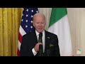 Biden cheers unity with Ireland’s Taoiseach Varadkar for St. Patrick’s Day - 02:45 min - News - Video