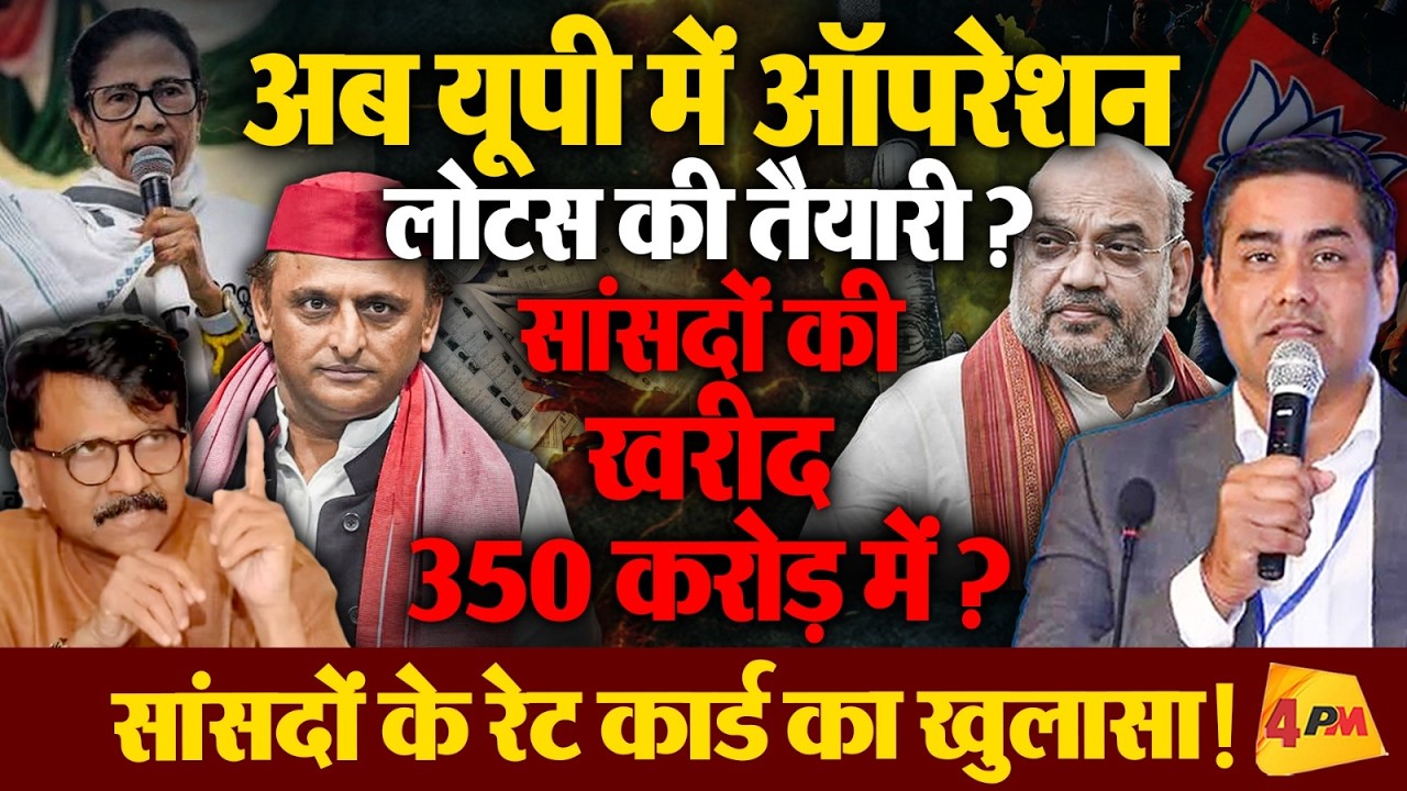 बंगाल-महाराष्ट्र के बाद अब यूपी में ऑपरेशन लोटस की तैयारी? हो गया बड़ा खुलासा