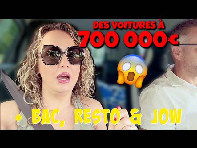 ON A VU DES VOITURES À +700 000€ 😱 bac de français, courses + repas sans stress ? Merci Jow 👏