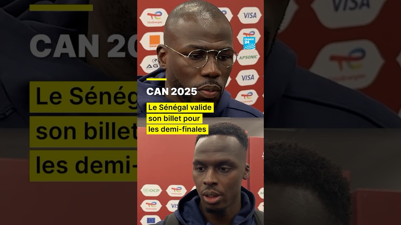 CAN 2025 : le Sénégal valide son billet pour les demi-finales • FRANCE 24