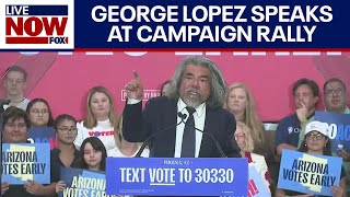 WATCH: George Lopez speaks at campaign rally in Phoenix, AZ | LiveNOW from FOX