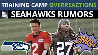 Seahawks Training Camp OVERREACTIONS: Drew Lock STARTS? TRADE for Kareem Hunt? | Seahawks Rumors