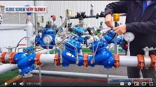 How to Commission and Calibrate a Pressure Reducing Station with Excessive Pressure Shut-off valve