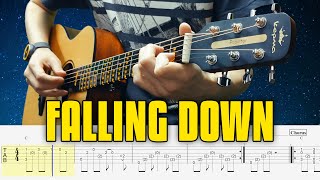 Falling Down. Fingerstyle Guitar Tabs (LiL PEEP & XXXTENTACION)