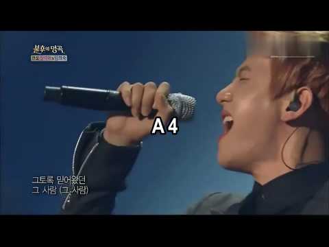 SM vocalists High Notes battle:(F4-G5)EXO,SHINee, TVXQ and SUPER JUNIOR