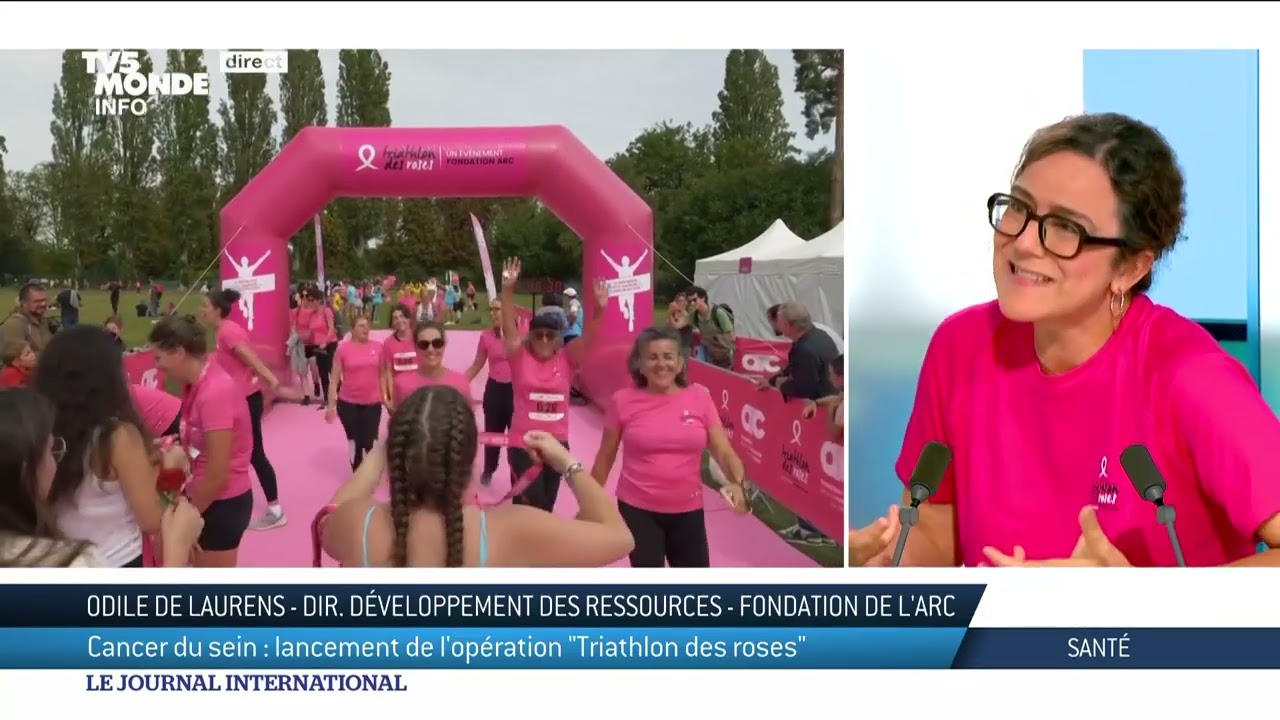 Lancement de l'opération "Triathlon des roses"