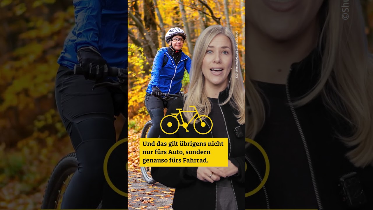 Nasses Laub = Rutschgefahr?! 🍂❄️ adac shorts