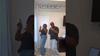 Mom and dad pooped out for davido concert in Maryland #ootd #couple #husbandwife #concert