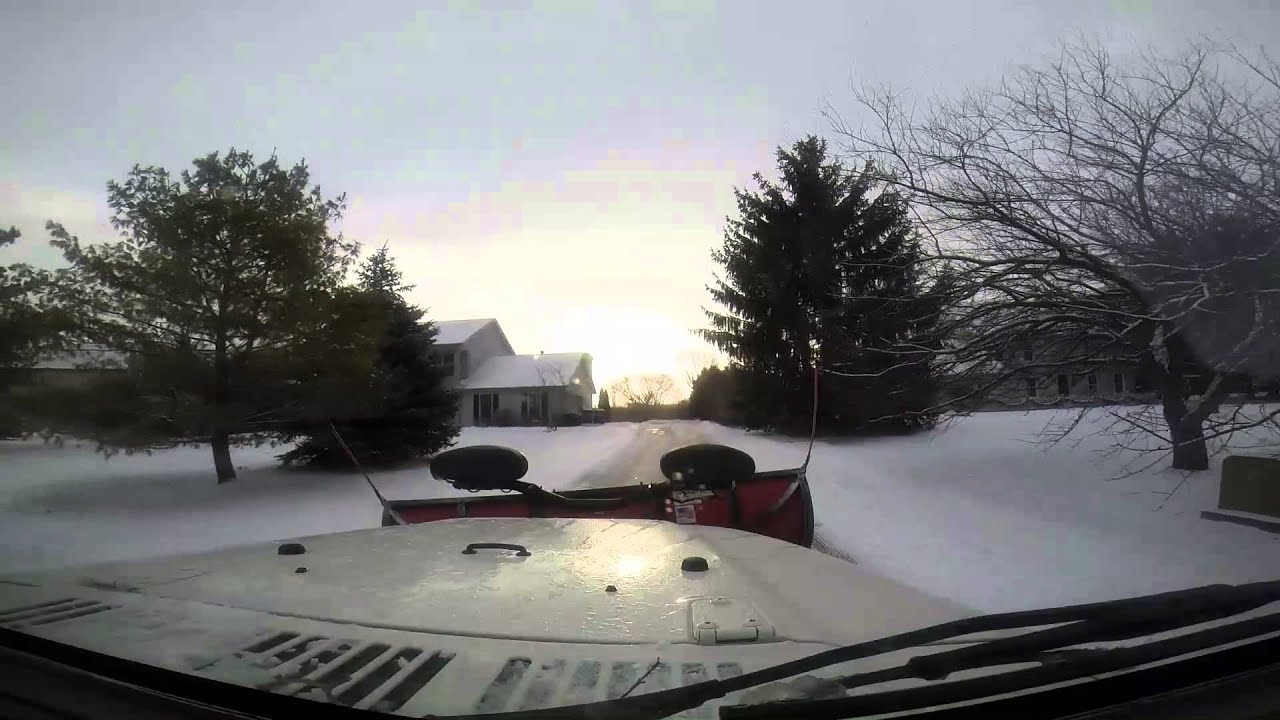 Jeep snow plowing youtube #2
