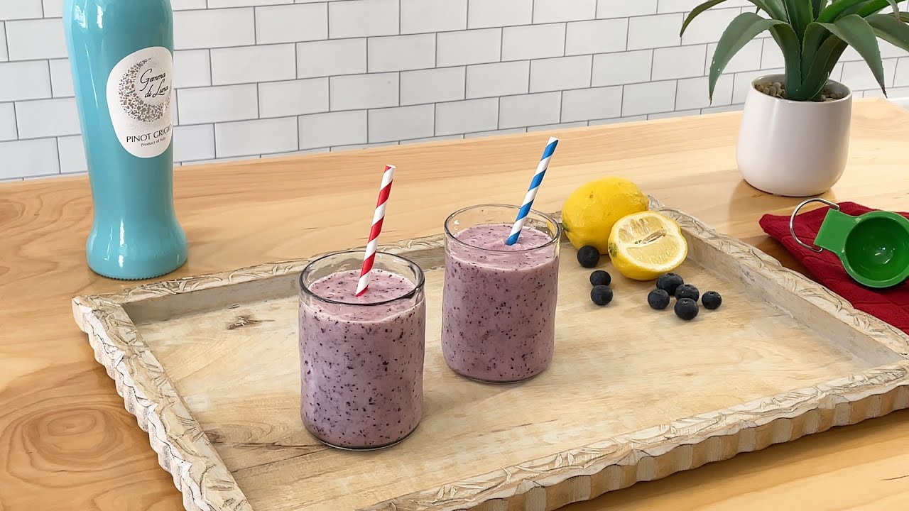 Frozen Blueberry Cream