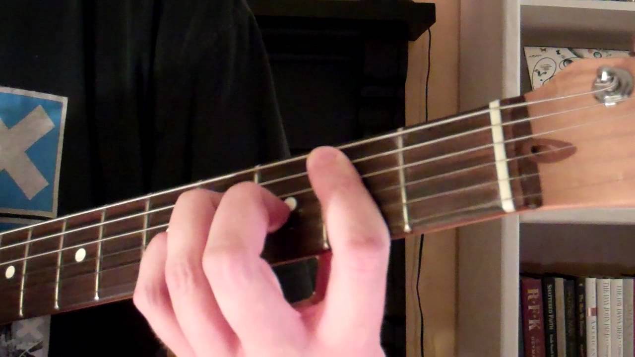 How To Play The Bmaj7 Chord On Guitar B Major 7 Youtube 