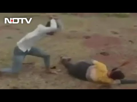 Madhya Pradesh: Man thrashed on camera for allegedly harassing girl, viral video Madhya Pradesh: Man thrashed on camera for allegedly harassing girl, viral video