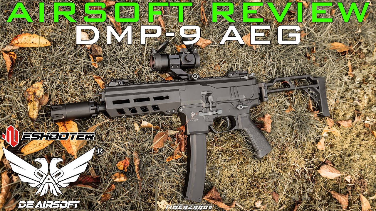 Airsoft Review #329 Double Eagle M924 DMP-9 AEG - Un petit SMG très sympa ! (@deairsoft) [FR]