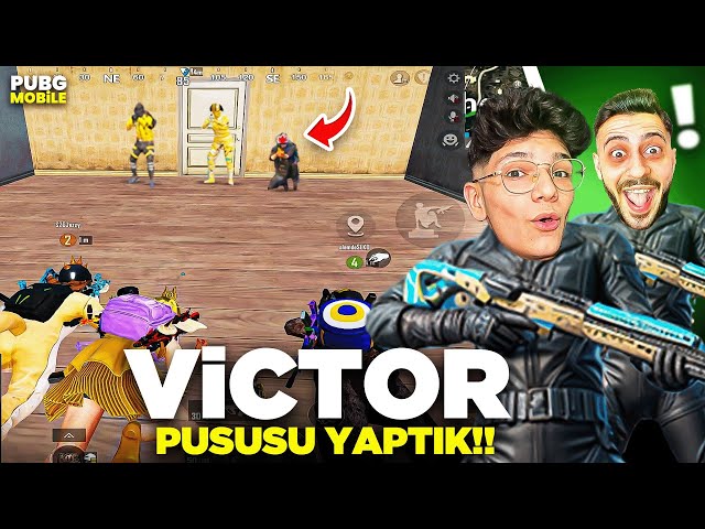 EKİPLE VİCTOR PUSU YAPTIK ÇILDIRDILAR ! - PUBG MOBİLE