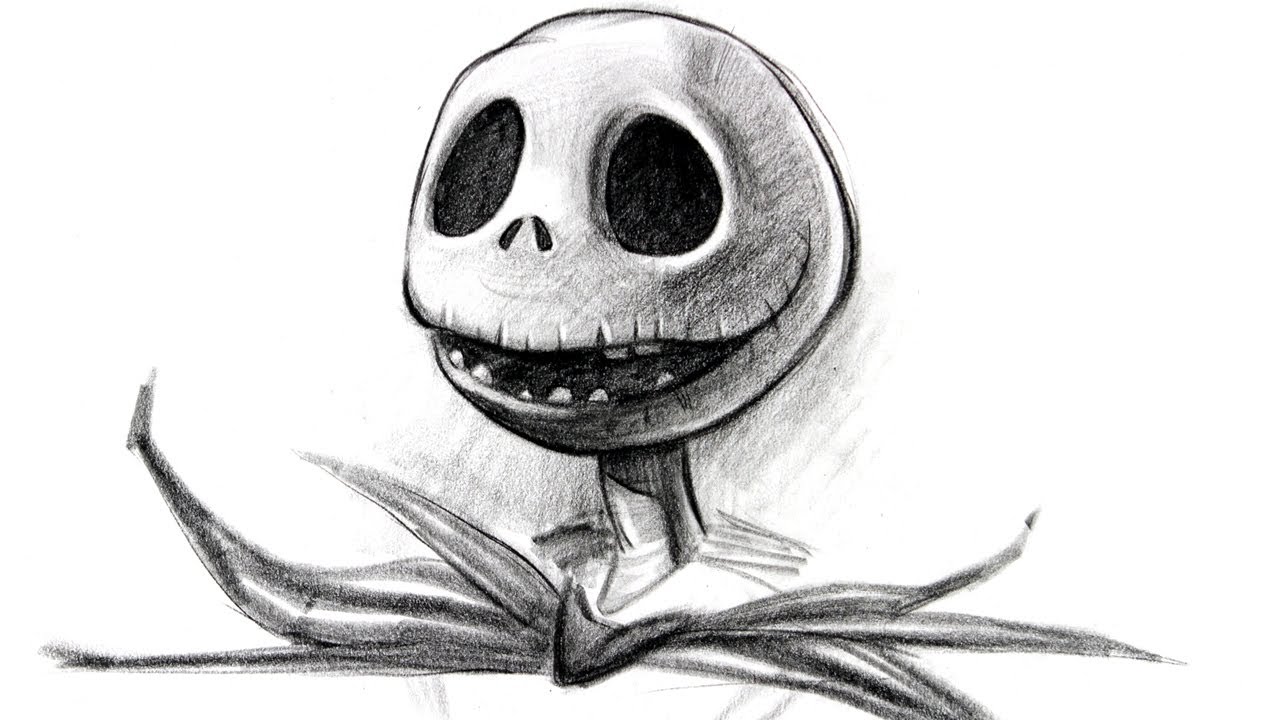 Draw Jack Skellington Halloween Special YouTube