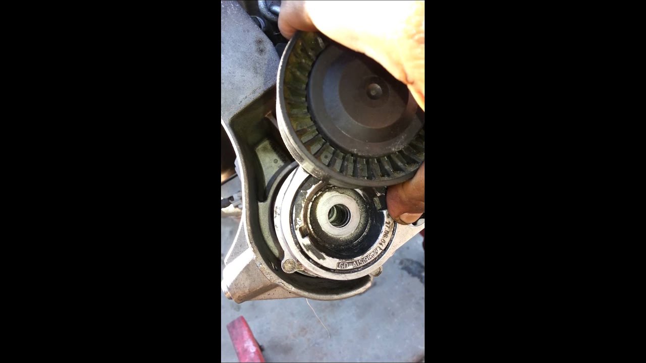 Bmw tensioner pulley removal #2