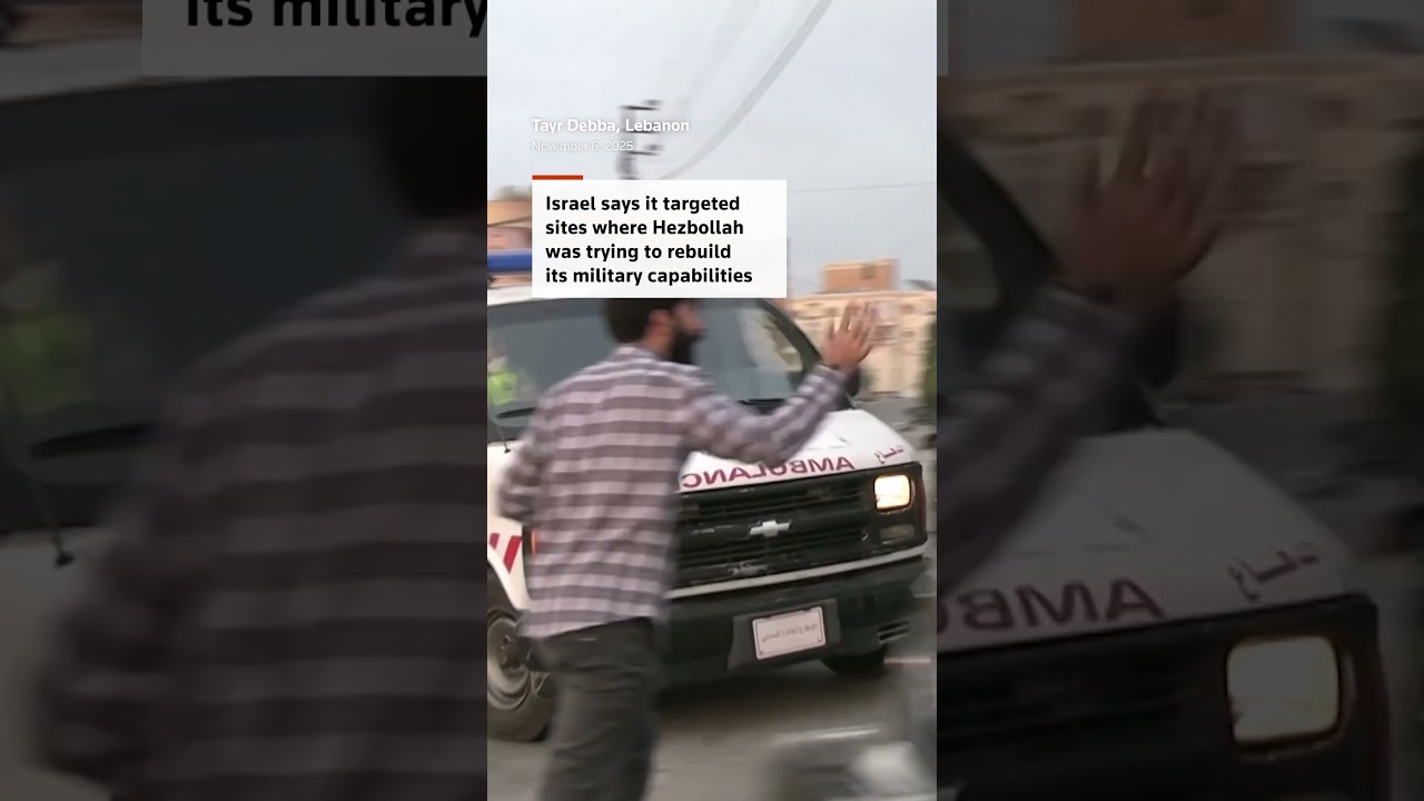 Israel strikes south Lebanon, says it's targeting Hezbollah