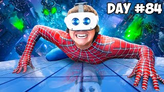 I Spent 100 Days As VR Spider-Man!