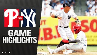 Phillies vs. Yankees Game Highlights (7/26/25) | MLB Highlights