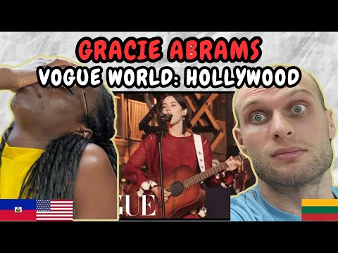 REACTION TO Gracie Abrams - That's So True & I Feel the Earth Move  (Live at Vogue World: Hollywood)